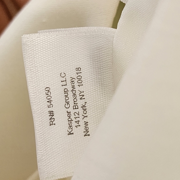 Ann Klein Green and White Color Block Striped Sleeveless Dress Fits M - Picture 6 of 12